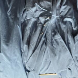 Classic Navy Button-Front Blazer with pants